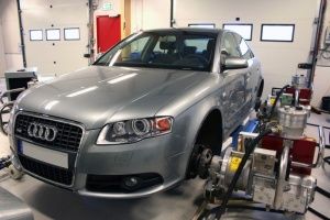 Audi på reparation 